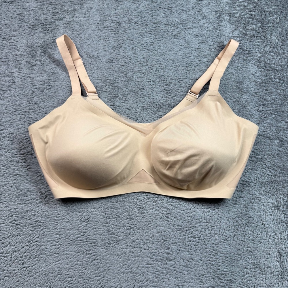 Honeylove CrossOver Lace Bra in Sand